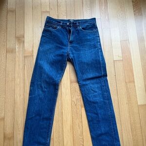 Carhartt Blue Denim Relaxed Fit Jeans